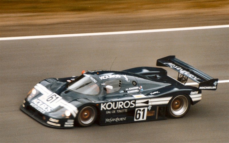 Sauber Mercedes at  Spa 1987 